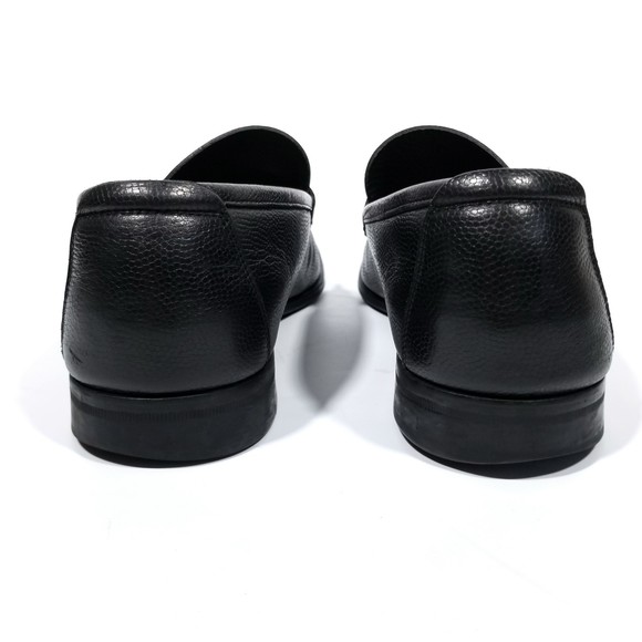 Salvatore Ferragamo Luxury Gancini Bit Black Leather Moccasins Loafers main image 6